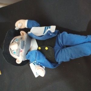 Monkeybar Moshe the Mensch 13" Stuffed Plush Doll Rabbi Hanukkah Jewish Toy
